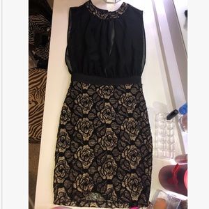 Black& Gold dress 🥰🔥